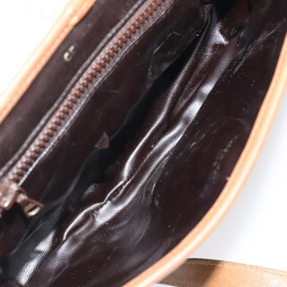 Celine Vintage Macadam Shoulder Bag Canvas