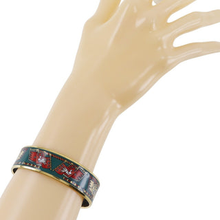 Hermes Enamel Bracelet Metal and enamel