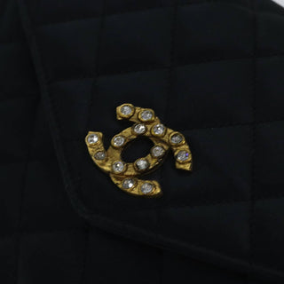 Chanel Envelope Compartment Flap Bag Silk