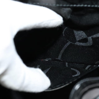 Salvatore Ferragamo Gancini Flap Drawstring Backpack Patent leather