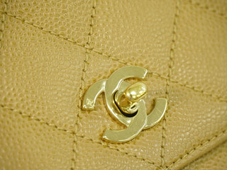 Chanel Coco Top Handle Bag Quilted Caviar