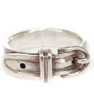 Hermes Belt Buckle Ring Silver 925