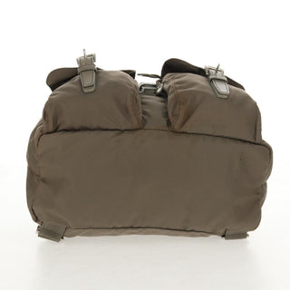 Prada Vela Double Front Pocket Backpack Tessuto with Saffiano Leather