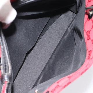 Gucci Vintage Bamboo Handle Tote Canvas