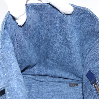 Prada Canapa Convertible Tote Denim
