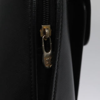 Celine Circle Logo Handbag Leather