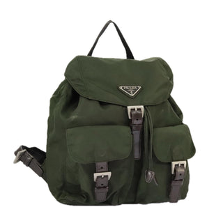 Prada Double Front Pocket Backpack Tessuto
