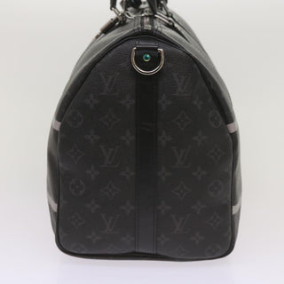 Louis Vuitton Keepall Bandouliere Bag Flash Fragment Monogram Eclipse Canvas