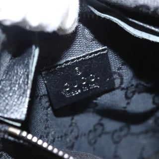 Gucci Vintage Double Belt Bag GG Denim