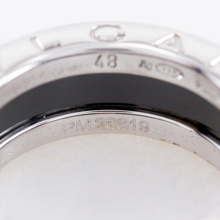 Bvlgari Save the Children One Band Ring Sterling Silver and Ceramic