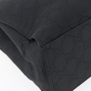 Gucci Vintage Bamboo Handle Tote GG Nylon