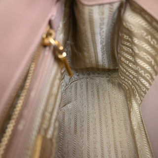 Prada Galleria Double Zip Tote Leather