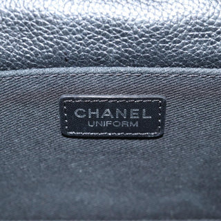 Chanel Uniform Reissue Belt Bag Quilted Grained Leather