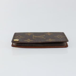 Louis Vuitton Porte Cartes Pression Card Case Monogram Canvas