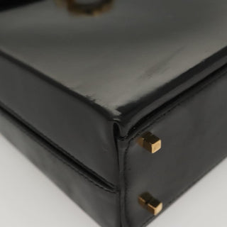 Salvatore Ferragamo Gancini Convertible Top Handle Bag Patent Leather