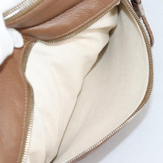 Gucci Braided Strap Zip Messenger Leather