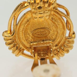 Chanel Vintage CC Earrings Metal