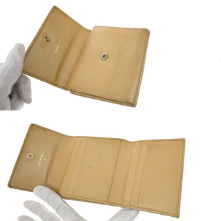 Chanel CC Trifold Flap Wallet Leather