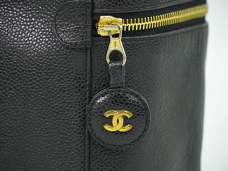 Chanel Vintage Timeless Cosmetic Case Caviar