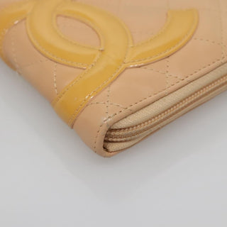 Chanel Cambon Zip Around Organizer Wallet Quilted Lambskin