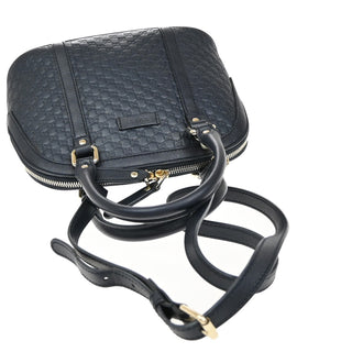 Gucci Convertible Dome Satchel Microguccissima Leather