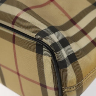 Burberry Top Handle Tote Nova Check Canvas
