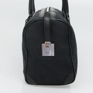 Gucci Vintage Zip Boston Bag GG Canvas