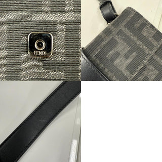 Fendi Baguette Convertible Belt Bag Zucca canvas
