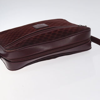 Celine Vintage Macadam Shoulder Bag Macadam Canva  Vinyl