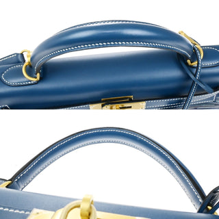 Hermes Kelly Handbag Vibrato and Chamonix