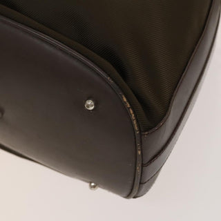 Gucci Vintage Bamboo Bucket Bag Nylon and Leather