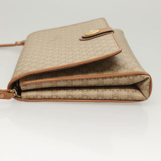 Celine Vintage Macadam Shoulder Bag Canvas