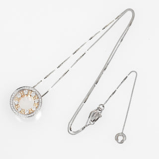 Damiani Belle epoque round necklace White Gold