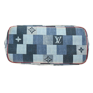 Louis Vuitton Neverfull Tote Damier and Monogram Patchwork Denim