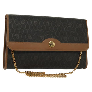 Christian Dior Vintage Honeycomb chain Canvas