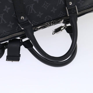 Louis Vuitton Keepall Bandouliere Bag Monogram Eclipse Split Canvas