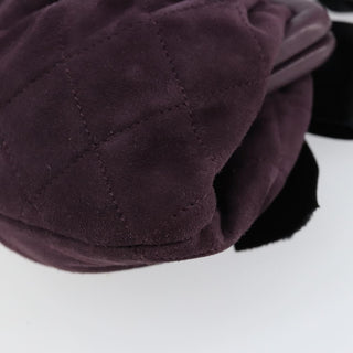 Chanel Bow cluth Suede