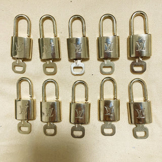 Louis Vuitton Cadenas Bag Charm Gold-plated