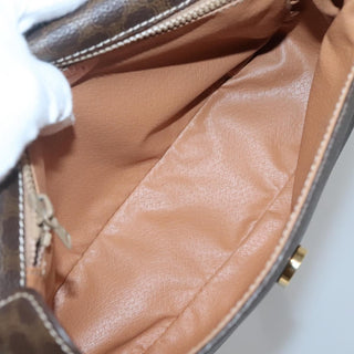 Celine Vintage Macadam Shoulder Bag Canvas