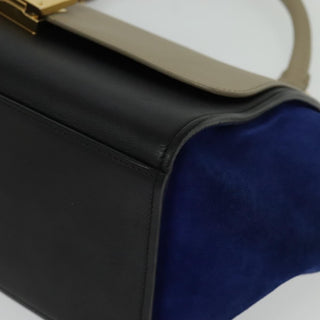 Celine Tricolor Trapeze Bag Leather
