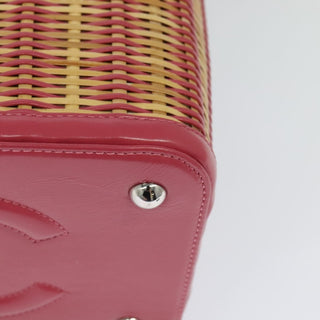 Chanel Take Away Vanity Case Rattan and Calfskin