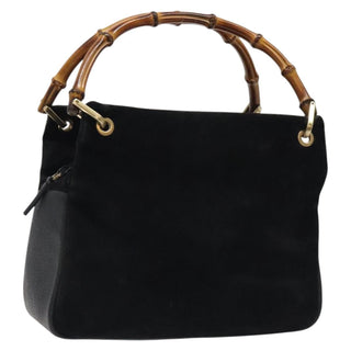 Gucci Bamboo Handle Tote Suede