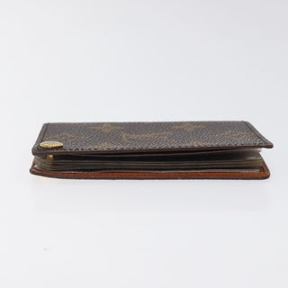 Louis Vuitton Porte Cartes Pression Card Case Monogram Canvas