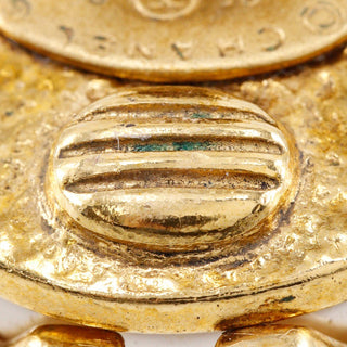 Chanel Vintage CC Earrings Metal