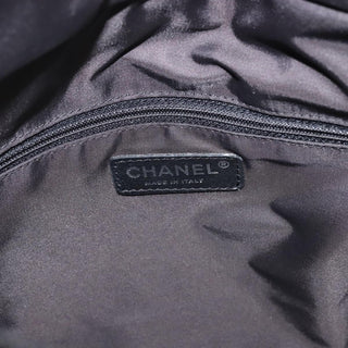 Chanel Biarritz Tote Quilted Coated Canvas