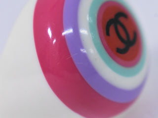 Chanel CC Logo Ring Plastic