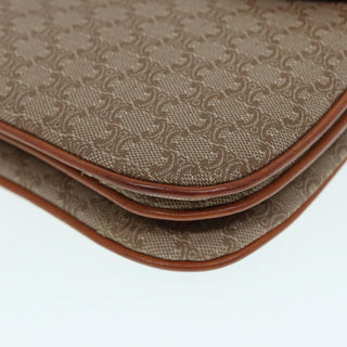 Celine Vintage Macadam Shoulder Bag Canvas