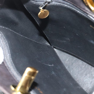 Chanel Vintage Chain Tote Quilted Patent