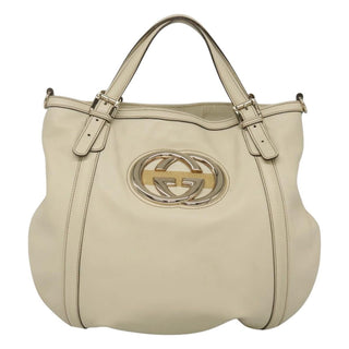 Gucci Britt Convertible Satchel Leather