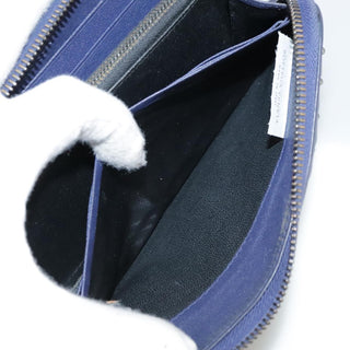 Bottega Veneta Intrecciato Long Zip  Wallet Leather